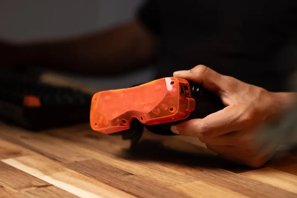 Table in Hand Nuclear Orange Shell